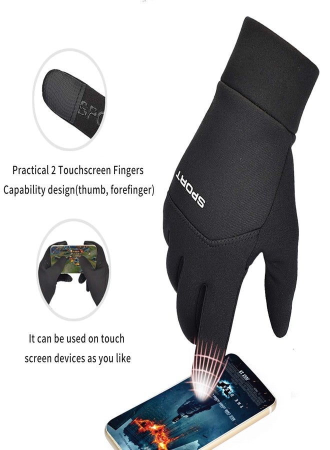 Lorpect Winter Gloves for Men Women Touch Screen Gloves Cold Weather Warm Driving Running Gloves - Image 4
